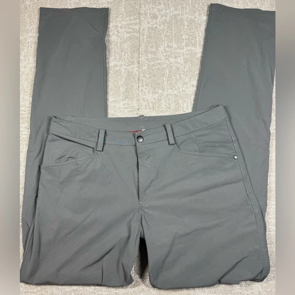Lululemon 5 Pocket ABC Gray Pant Men Read Below